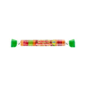 Haribo Mega Roulette Fizz 45 gram zure fruitgum snoepgoed Nightmart.be