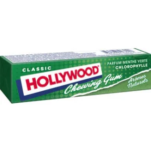 Hollywood Menthol kauwgom klassieke mint suikervrij Nightmart.be