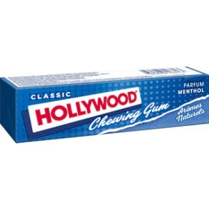 Hollywood Menthol kauwgom klassieke mint suikervrij Nightmart.be