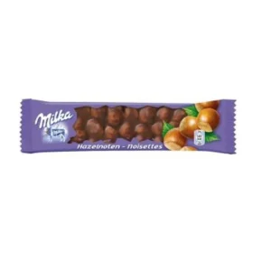 Milka Hazelnoot chocoladereep 45g Nightmart.be